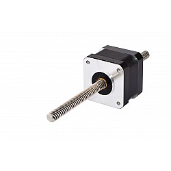 Nema 17 비캡티브 34mm 스택 0.4A 리드 8mm(0.31496") 길이 150mm