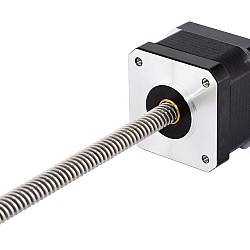 Nema 17 비캡티브 26Ncm(36.81oz.in) 34mm 스택 0.4A 리드 8mm(0.31496") 길이 320mm