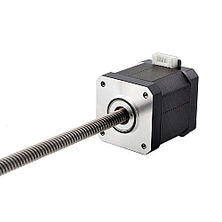 Nema 17 비캡티브 48mm 스택 44Ncm (62.31oz.in) 1.68A 리드 8mm(0.31496") 길이 200mm