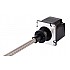 Nema 23 외부 45mm 스택 2.0A 리드 2mm(0.07874") 길이 300mm