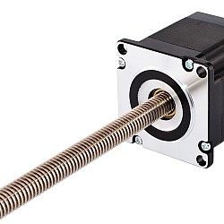 Nema 23 비캡티브 1.2Nm(169.93oz.in) 56mm 스택 2A 리드 2mm(0.07874") 길이 150mm