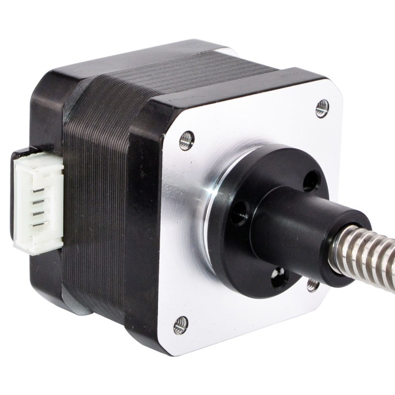 미국 판매 중 - Nema 17 외부 34mm 스택 0.4A 리드 8mm(0.31496") 길이 200mm - US-17LS13-0404E-200G | StepperOnline