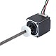 NEMA 11 외부 Acme 선형 스테핑 모터 0.42A 32mm 스택, 리드 스크류 피치 1.27mm(0.05인치), 스크류 길이 150mm - 11E13S0424FD4-150RS | StepperOnline