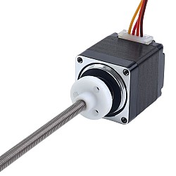 Nema 11 외부 34mm 스택 0.75A 리드 0.635mm(0.025") 길이 100mm