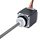 Nema 11 외부 34mm 스택 0.75A 리드 0.635mm(0.025") 길이 100mm - 11E13S0754ED4-100RS | StepperOnline