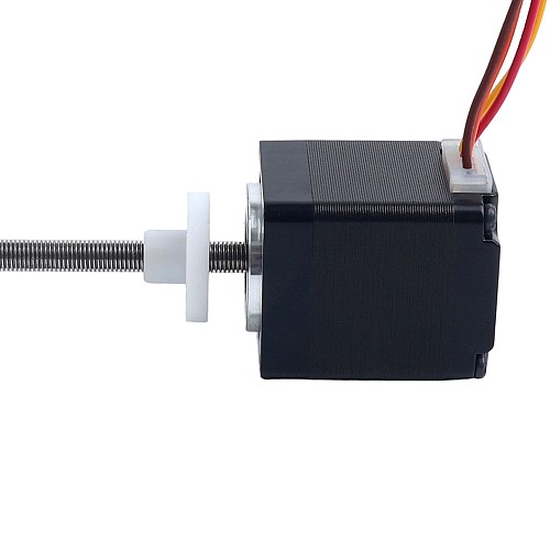Nema 11 외부 34mm 스택 0.75A 리드 0.635mm(0.025") 길이 100mm - 11E13S0754ED4-100RS | StepperOnline