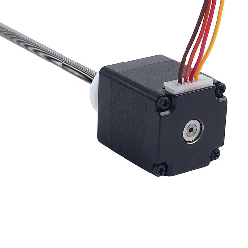 Nema 11 외부 34mm 스택 0.75A 리드 0.635mm(0.025") 길이 100mm - 11E13S0754ED4-100RS | StepperOnline