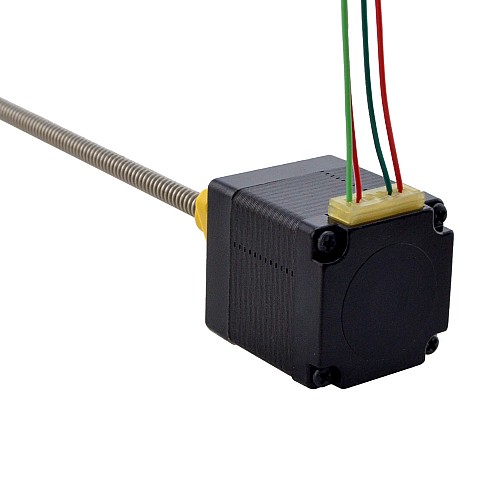 NEMA 11 외부 Acme 선형 스테퍼 모터 1.0A 32.2mm 스택 나사 리드 1.27mm(0.05) 리드 길이 150mm