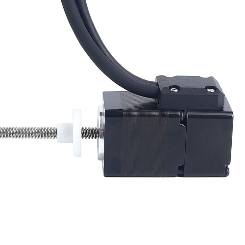 Nema 11 외부 Acme 선형 스테퍼 모터 1.0A 32.2mm 스택 광학식 증분형 엔코더 1000PPR - 11E13S1004GD4-150RS-OE1K | StepperOnline