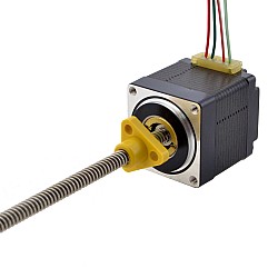 NEMA 11 외부 Acme 선형 스테퍼 모터 1.0A 32.2mm 스택 나사 리드 2.54mm(0.1") 리드 길이 150mm