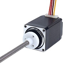 Nema 11 외부 45mm 스택 0.75A 리드 0.635mm(0.025") 길이 101mm