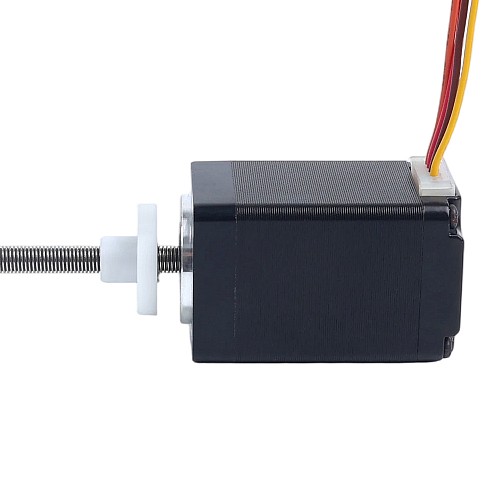 Nema 11 외부 45mm 스택 0.75A 리드 0.635mm(0.025") 길이 101mm - 11E18S0754ED4-101RS | StepperOnline