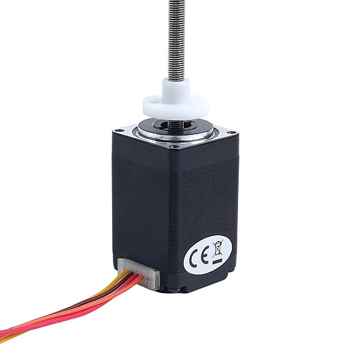 Nema 11 외부 45mm 스택 0.75A 리드 0.635mm(0.025") 길이 101mm - 11E18S0754ED4-101RS | StepperOnline