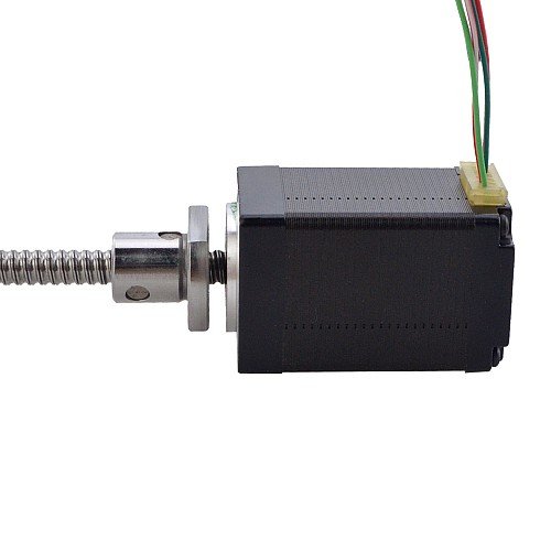 NEMA 11 외부 볼 나사 선형 스테퍼 모터 1.0A 46mm 스택 나사 리드 2mm(0.07874) 리드 길이 150mm NEMA 11 외부 볼 나사 선형 스테퍼 모터 1.0A 46mm 스택 나사 리드 2mm(0.07874) 리드 길이 150mm