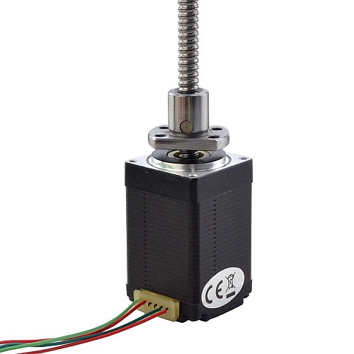 NEMA 11 외부 볼 나사 선형 스테퍼 모터 1.0A 46mm 스택 나사 리드 2mm(0.07874) 리드 길이 150mm NEMA 11 외부 볼 나사 선형 스테퍼 모터 1.0A 46mm 스택 나사 리드 2mm(0.07874) 리드 길이 150mm