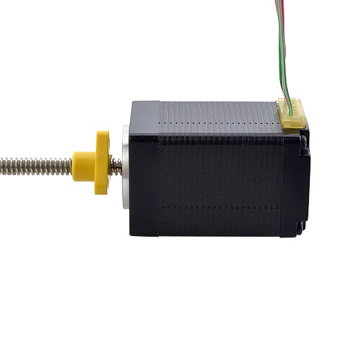 NEMA 11 외부 Acme 선형 스테퍼 모터 1.0A 46mm 스택 나사 리드 1.27mm(0.05) 리드 길이 150mm