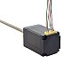 NEMA 11 외부 Acme 선형 스테퍼 모터 1.0A 46mm 스택 나사 리드 1.27mm(0.05) 리드 길이 150mm