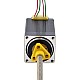 NEMA 11 외부 Acme 선형 스테퍼 모터 1.0A 46mm 스택 나사 리드 1.27mm(0.05) 리드 길이 150mm