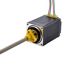 NEMA 11 외부 Acme 선형 스테퍼 모터 1.0A 46mm 스택 나사 리드 1.27mm(0.05") 리드 길이 150mm