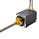 NEMA 11 외부 Acme 선형 스테퍼 모터 1.0A 46mm 스택 나사 리드 1.27mm(0.05) 리드 길이 150mm