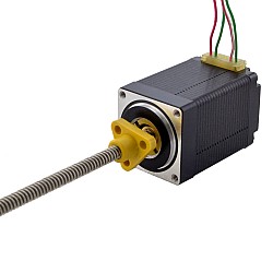CN 세일중 - NEMA 11 외부 Acme 선형 스테퍼 모터 1.0A 46mm 스택 나사 리드 2.54mm(0.1") 리드 길이 150mm