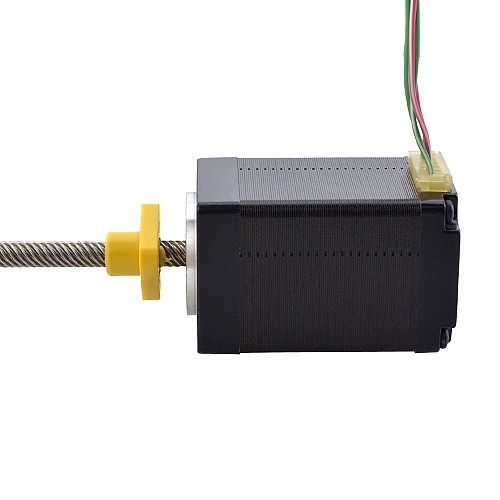 NEMA 11 외부 Acme 선형 스테퍼 모터 1.0A 46mm 스택 나사 리드 10.16mm(0.4) 리드 길이 150mm