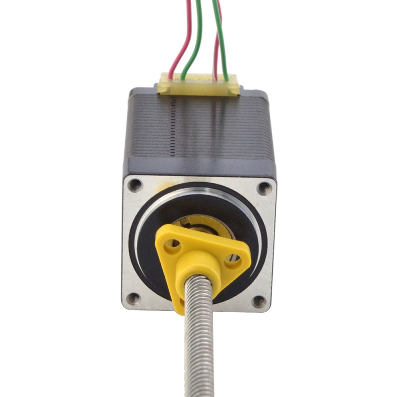 NEMA 11 외부 Acme 선형 스테퍼 모터 1.0A 46mm 스택 나사 리드 10.16mm(0.4) 리드 길이 150mm
