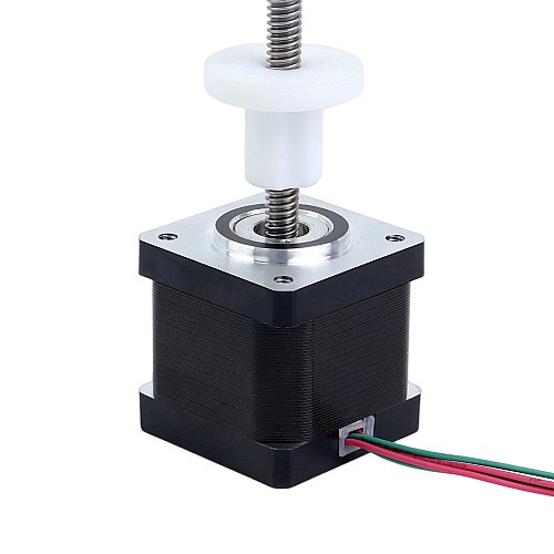 네마 14 외부 34mm 스택 0.57A 리드선 2.4384mm (0.096인치) 길이 150mm - 14E13S0574JE4-150RS | StepperOnline