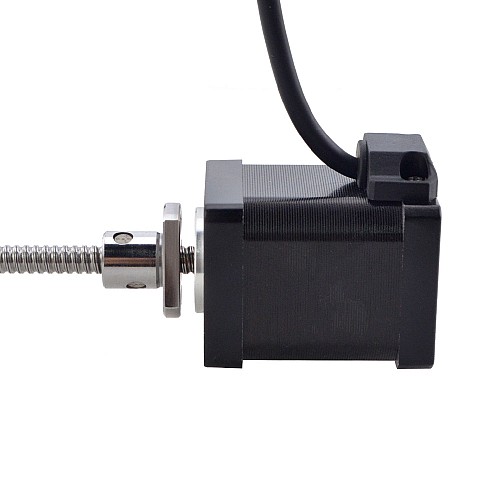 NEMA 14 외부 볼 나사 선형 스테퍼 모터 1.5A 47mm 스택 나사 리드 2mm(0.07874) 리드 길이 150mm NEMA 14 외부 볼 나사 선형 스테퍼 모터 1.5A 47mm 스택 나사 리드 2mm(0.07874) 리드 길이 150mm
