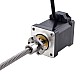 NEMA 14 외부 볼 나사 선형 스테퍼 모터 1.5A 47mm 스택 나사 리드 2mm(0.07874) 리드 길이 150mm NEMA 14 외부 볼 나사 선형 스테퍼 모터 1.5A 47mm 스택 나사 리드 2mm(0.07874) 리드 길이 150mm