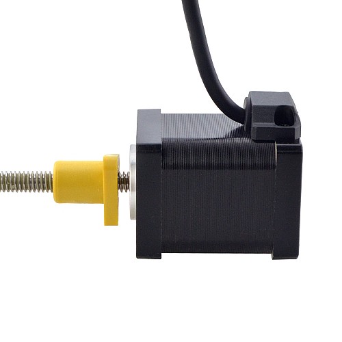 NEMA 14 외부 Acme 선형 스테퍼 모터 1.5A 47mm 스택 나사 리드 1.27mm(0.05) 리드 길이 150mm NEMA 14 외부 Acme 선형 스테퍼 모터 1.5A 47mm 스택 나사 리드 1.27mm(0.05) 리드 길이 150mm