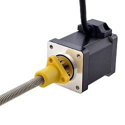 NEMA 14 외부 Acme 선형 스테퍼 모터 1.5A 47mm 스택 나사 리드 1.27mm(0.05") 리드 길이 150mm
