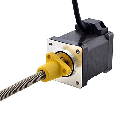 NEMA 14 외부 Acme 선형 스테퍼 모터 1.5A 47mm 스택 나사 리드 2.54mm(0.1") 리드 길이 150mm
