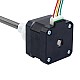 Nema 17 외부 34mm 스택 0.4A 리드 4mm(0.15748) 길이 150mm - 17E13S0404DB4-150RS | StepperOnline