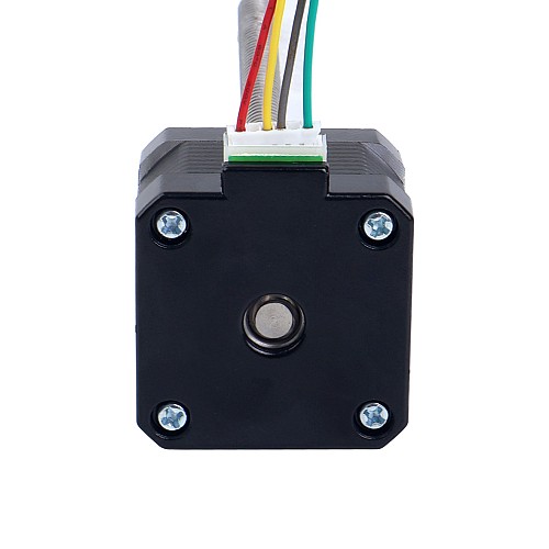 Nema 17 외부 34mm 스택 0.4A 리드 4mm(0.15748) 길이 150mm - 17E13S0404DB4-150RS | StepperOnline