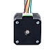 Nema 17 외부 34mm 스택 0.4A 리드 4mm(0.15748) 길이 150mm - 17E13S0404DB4-150RS | StepperOnline