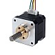 Nema 17 외부 34mm 스택 0.4A 리드 8mm(0.31496") 길이 32mm - 17E13S0404MB4-032RB | StepperOnline