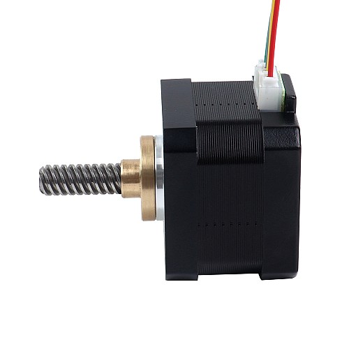 Nema 17 외부 34mm 스택 0.4A 리드 8mm(0.31496") 길이 32mm - 17E13S0404MB4-032RB | StepperOnline
