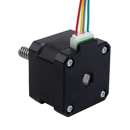 Nema 17 외부 34mm 스택 0.4A 리드 8mm(0.31496") 길이 32mm - 17E13S0404MB4-032RB | StepperOnline
