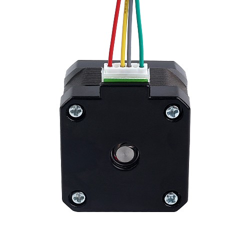Nema 17 외부 34mm 스택 0.4A 리드 8mm(0.31496") 길이 32mm - 17E13S0404MB4-032RB | StepperOnline
