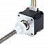Nema 17 외부 34mm 스택 0.4A 리드 8mm(0.31496") 길이 200mm
