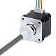 Nema 17 외부 34mm 스택 0.4A 리드 8mm(0.31496") 길이 300mm - 17E13S0404MB4-300RS | StepperOnline
