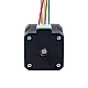 Nema 17 외부 34mm 스택 0.4A 리드 8mm(0.31496") 길이 300mm - 17E13S0404MB4-300RS | StepperOnline