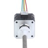 Nema 17 외부 34mm 스택 0.4A 리드 8mm(0.31496") 길이 300mm - 17E13S0404MB4-300RS | StepperOnline