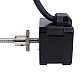 NEMA 17 외부 볼 나사 선형 스테퍼 모터 1.5A 34mm 스택 나사 리드 2mm(0.07874) 리드 길이 150mm NEMA 17 외부 볼 나사 선형 스테퍼 모터 1.5A 34mm 스택 나사 리드 2mm(0.07874) 리드 길이 150mm