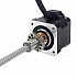 NEMA 17 외부 볼 나사 선형 스테퍼 모터 1.5A 34mm 스택 나사 리드 2mm(0.07874") 리드 길이 150mm