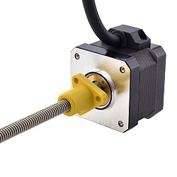 NEMA 17 외부 Acme 선형 스테퍼 모터 1.5A 34mm 길이 리드 1.27mm(0.05") 스트로크 150mm