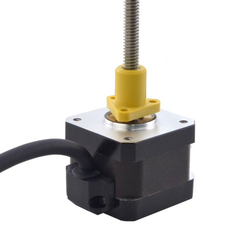NEMA 17 외부 Acme 선형 스테퍼 모터 1.5A 34mm 길이 리드 2.54mm(0.1) 스트로크 150mm