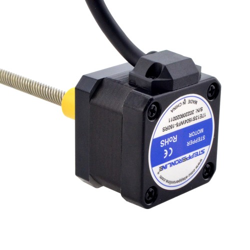 NEMA 17 외부 Acme 선형 스테퍼 모터 1.5A 34mm 길이 리드 12.7mm(0.5) 스트로크 150mm