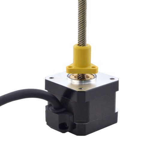 NEMA 17 외부 Acme 선형 스테퍼 모터 1.5A 34mm 길이 리드 12.7mm(0.5) 스트로크 150mm